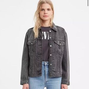 Levi’s Ex-Boyfriend Faded Black Trucker Jacket